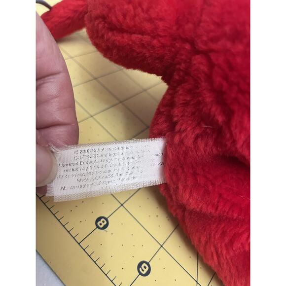 Vintage 2003 Kohls Cares Clifford the Big Red Dog 13” Plush Stuffed Animal Bone - Picture 7 of 9